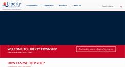 Desktop Screenshot of liberty-township.com