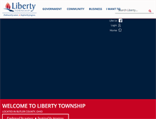 Tablet Screenshot of liberty-township.com